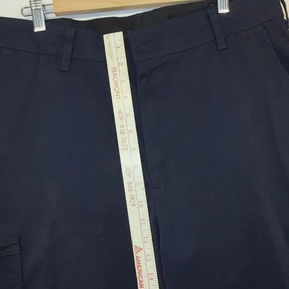 2 Pair* Fedex Pants Men 36R-30 Stan Herman Image Authority Blue ReflectivePocket - Picture 6 of 12